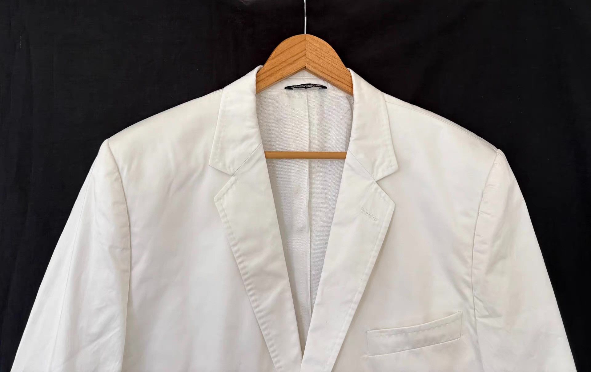 Dolce & Gabbana Dolce & Gabbana Men's White Suit Jacket Ｑ21 Size 50R - 7 Thumbnail