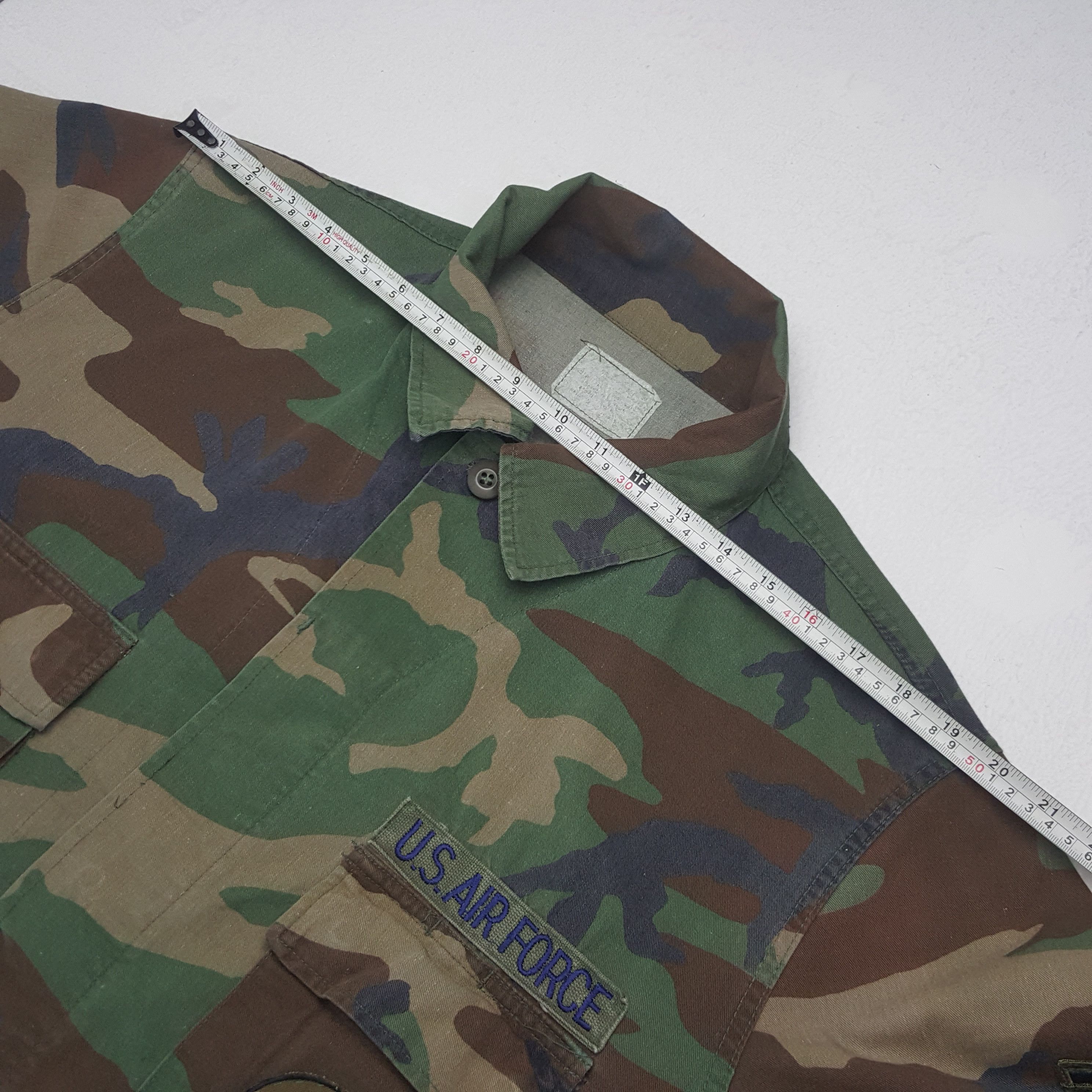Vintage Vintage US Air Force Military Camo Custom Art Jacket Size US L / EU 52-54 / 3 - 6 Thumbnail