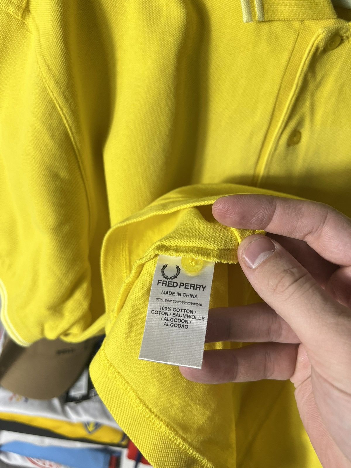 Fred Perry 🌿 Fred Perry Vintage Polo — Bright Yellow (XL) Size US XL / EU 56 / 4 - 8 Thumbnail