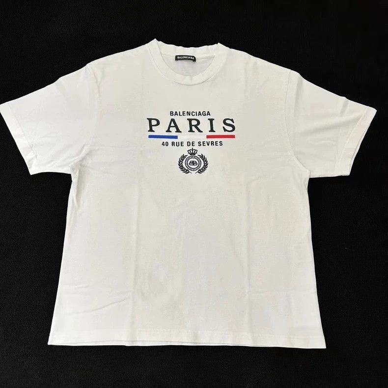 Balenciaga Balenciaga Crown Wheat Ear Short Sleeve Size US S / EU 44-46 / 1 - 1 Thumbnail