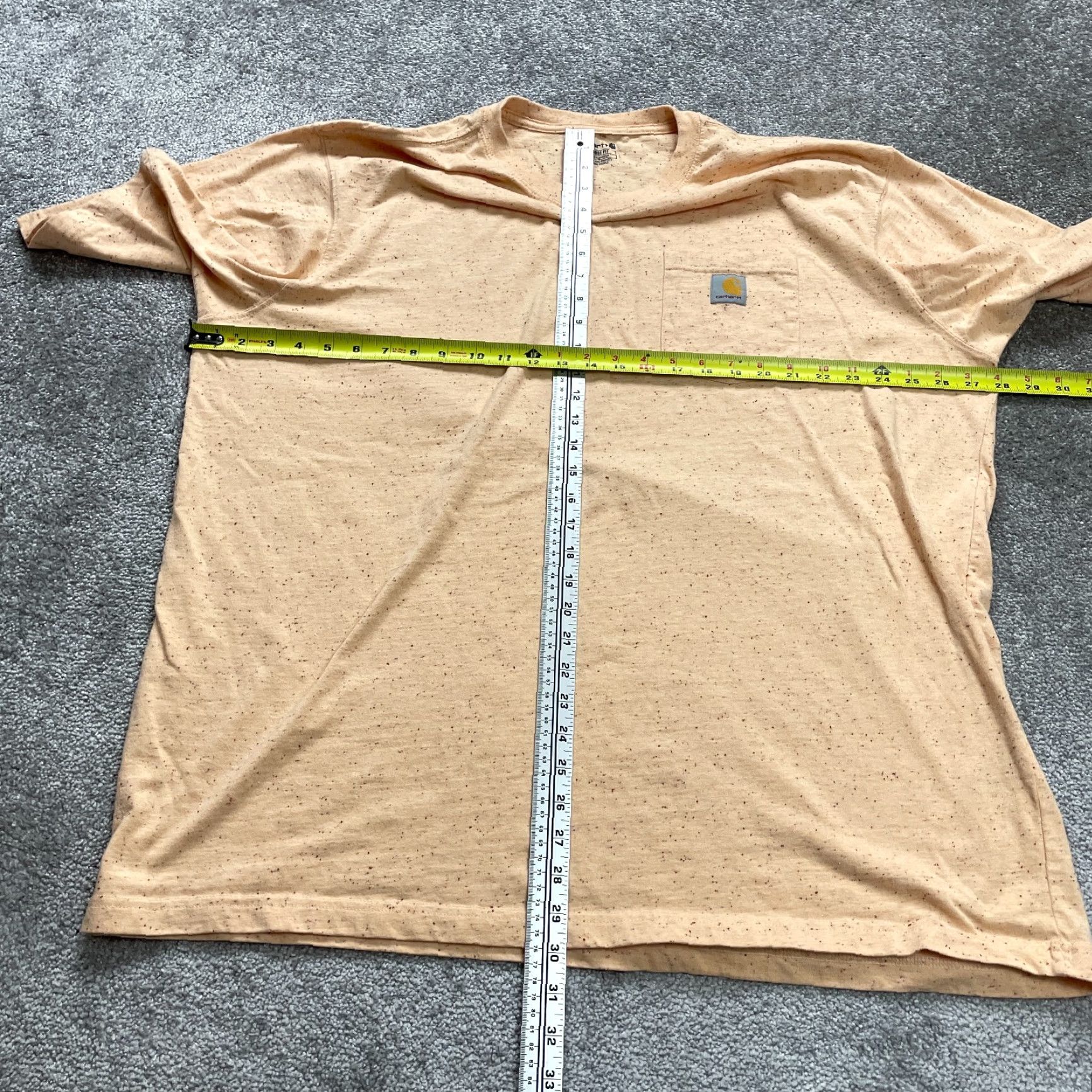 Carhartt Carhartt K87 Loose Fit T-Shirt Men 2XL Orange Crew Neck Cotton Tee Pocket Shirt Casual Classic Outdoor Mens Size US XXL / EU 58 / 5 - 7 Thumbnail