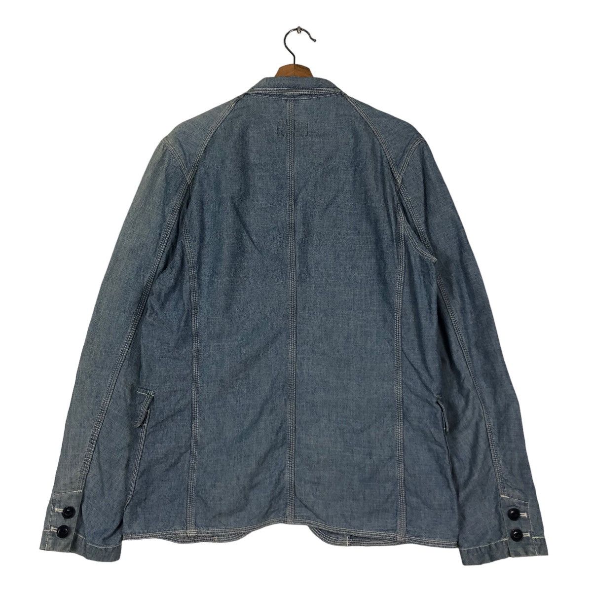 Japanese Brand Vintage Denim Chore Jacket Coen Tokyo Inspire Kapital 45RPM Size US L / EU 52-54 / 3 - 8 Thumbnail