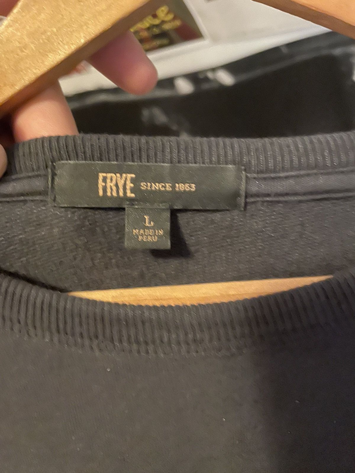 Frye Frye crewneck hoodie Size US L / EU 52-54 / 3 - 3 Thumbnail