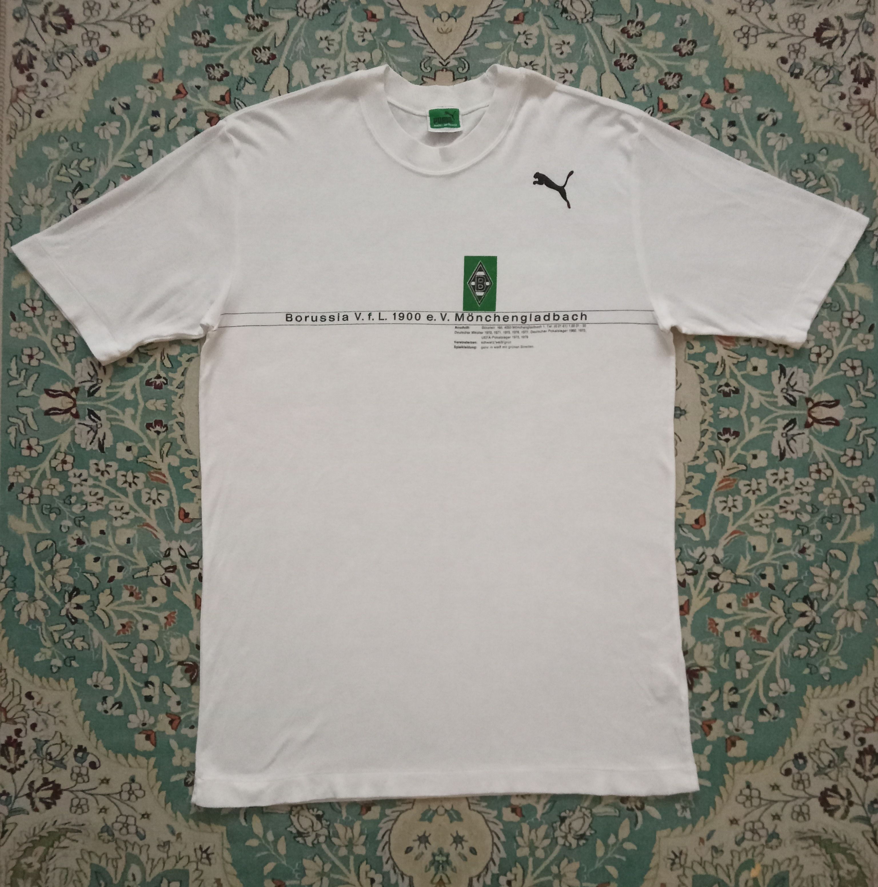 Puma × Vintage Vintage Borussia Puma Rare T Shirt Size US M / EU 48-50 / 2 - 1 Thumbnail