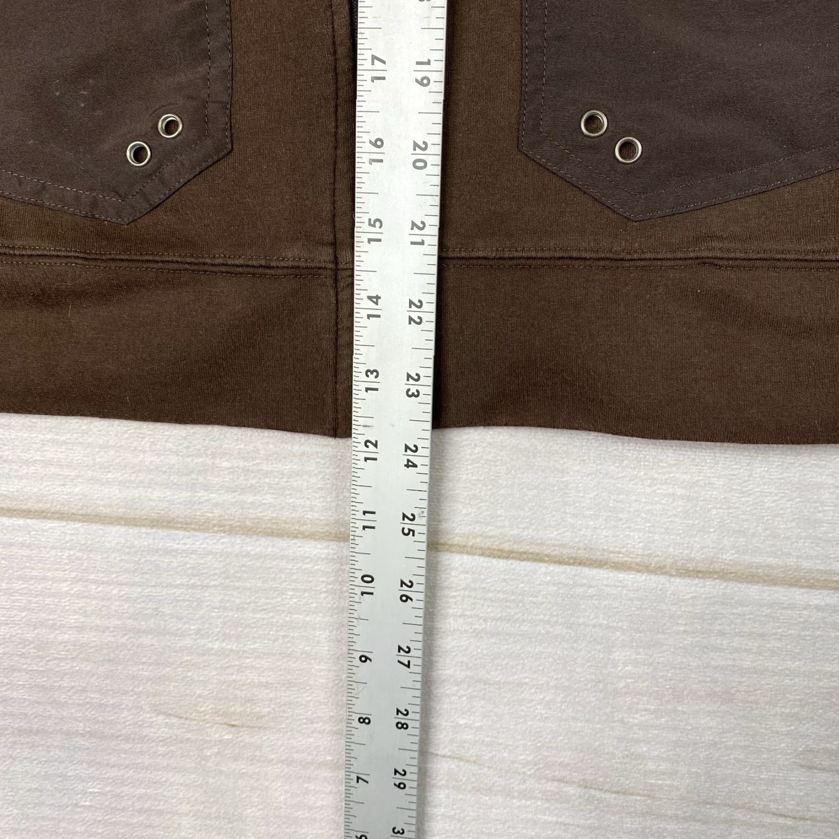 Ralph Lauren VINTAGE Ralph Lauren Sweatshirt Womens M Brown Full Zip Pockets Golf 90s Size M / US 6-8 / IT 42-44 - 5 Thumbnail