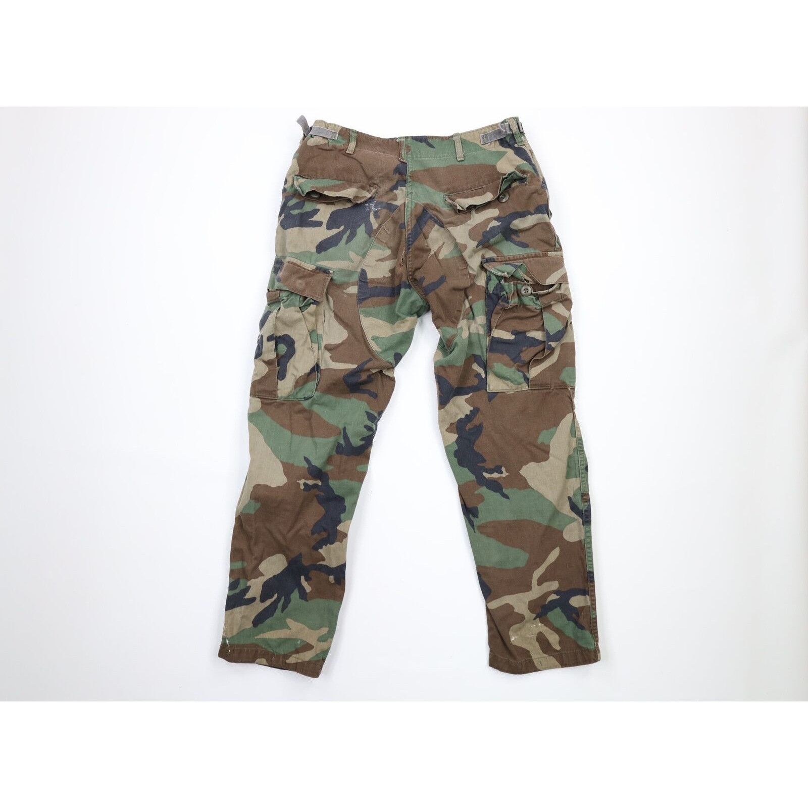 Vintage Vintage 80s Thrashed Military Camouflage Cargo Pants Size US 30 / EU 46 - 12 Thumbnail
