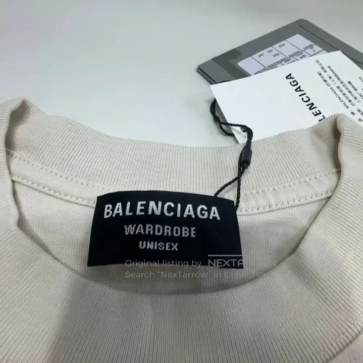 Balenciaga Balenciaga Logo Print Crew Neck T. Size US S / EU 44-46 / 1 - 4 Thumbnail