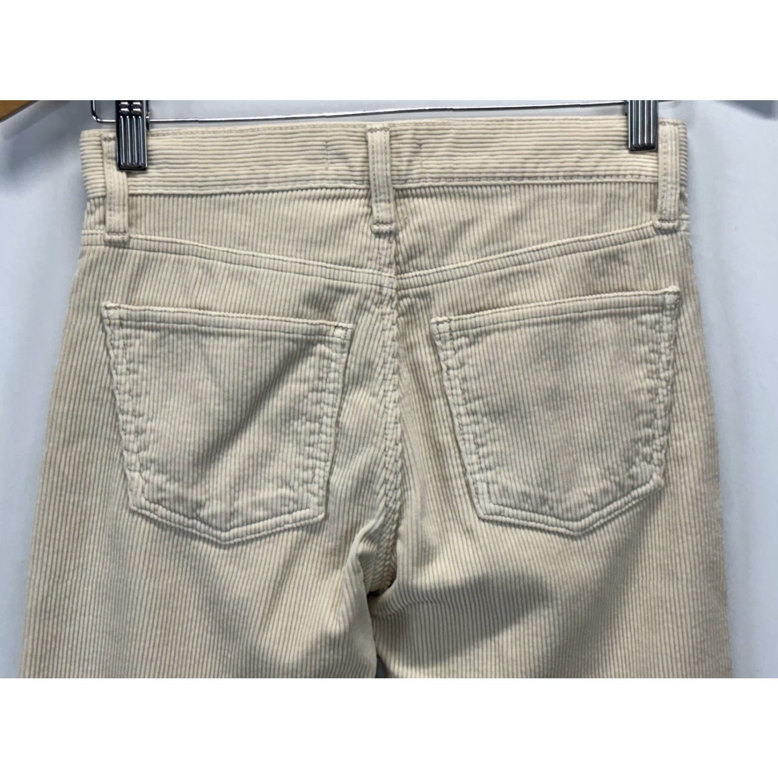 MOUSSY VINTAGE Moussy Corduroy Pants Women 24 Cream 26x26 Made in Japan Womens Size 42" / US 20 - 4 Thumbnail