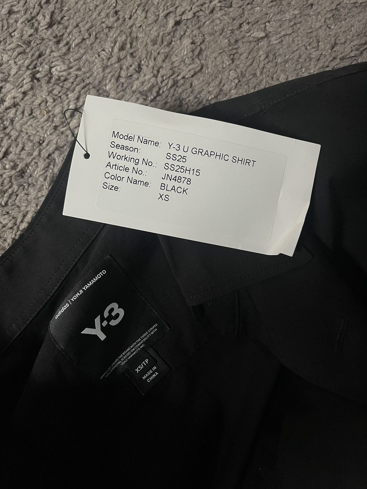 Y-3 Yohji Yamamoto Y-3 Runway Sample Shirt Size US XS / EU 42 / 0 - 3 Thumbnail
