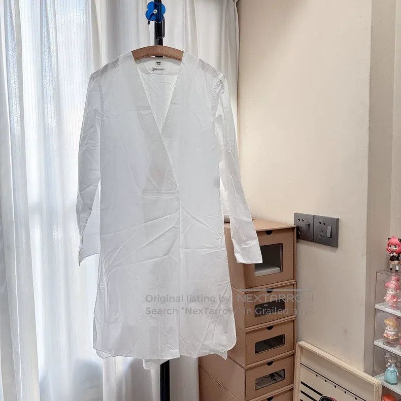 Hermes Hermes Shirt Dress Size XXS / US 00 / IT 34 - 8 Thumbnail