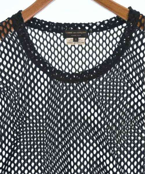 Comme des Garcons Homme Plus T-Shirts Polyester Fish Net Pattern Crewneck Black Size US M / EU 48-50 / 2 - 4 Thumbnail