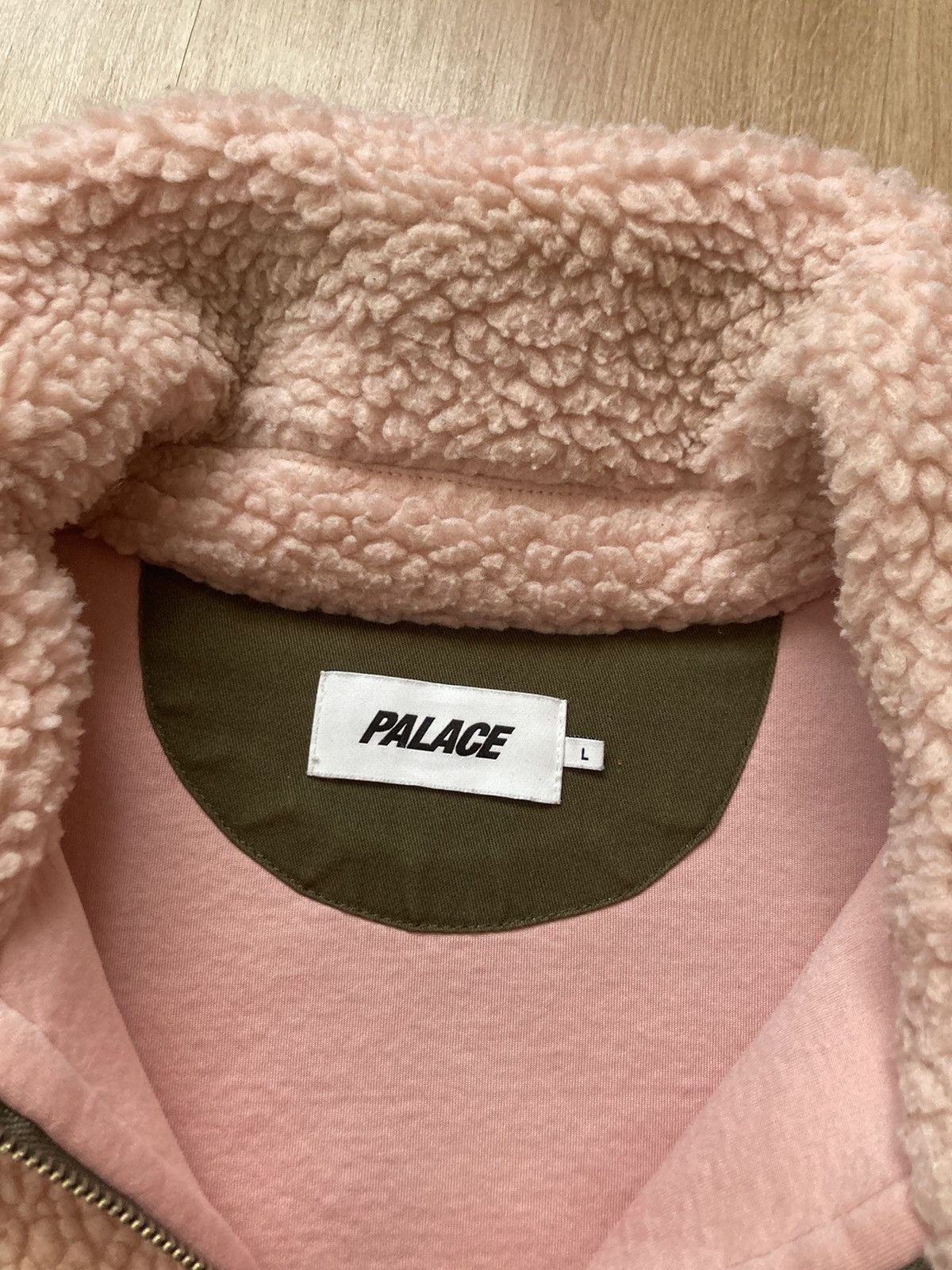 Palace Palace Pink Sherpa Flight Jacket 🐑 Size US L / EU 52-54 / 3 - 5 Thumbnail