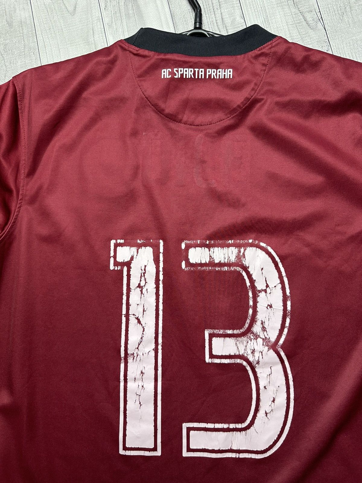 Nike × Vintage Vintage Nike AC Sparta Praha red soccer jersey Size US M / EU 48-50 / 2 - 10 Thumbnail