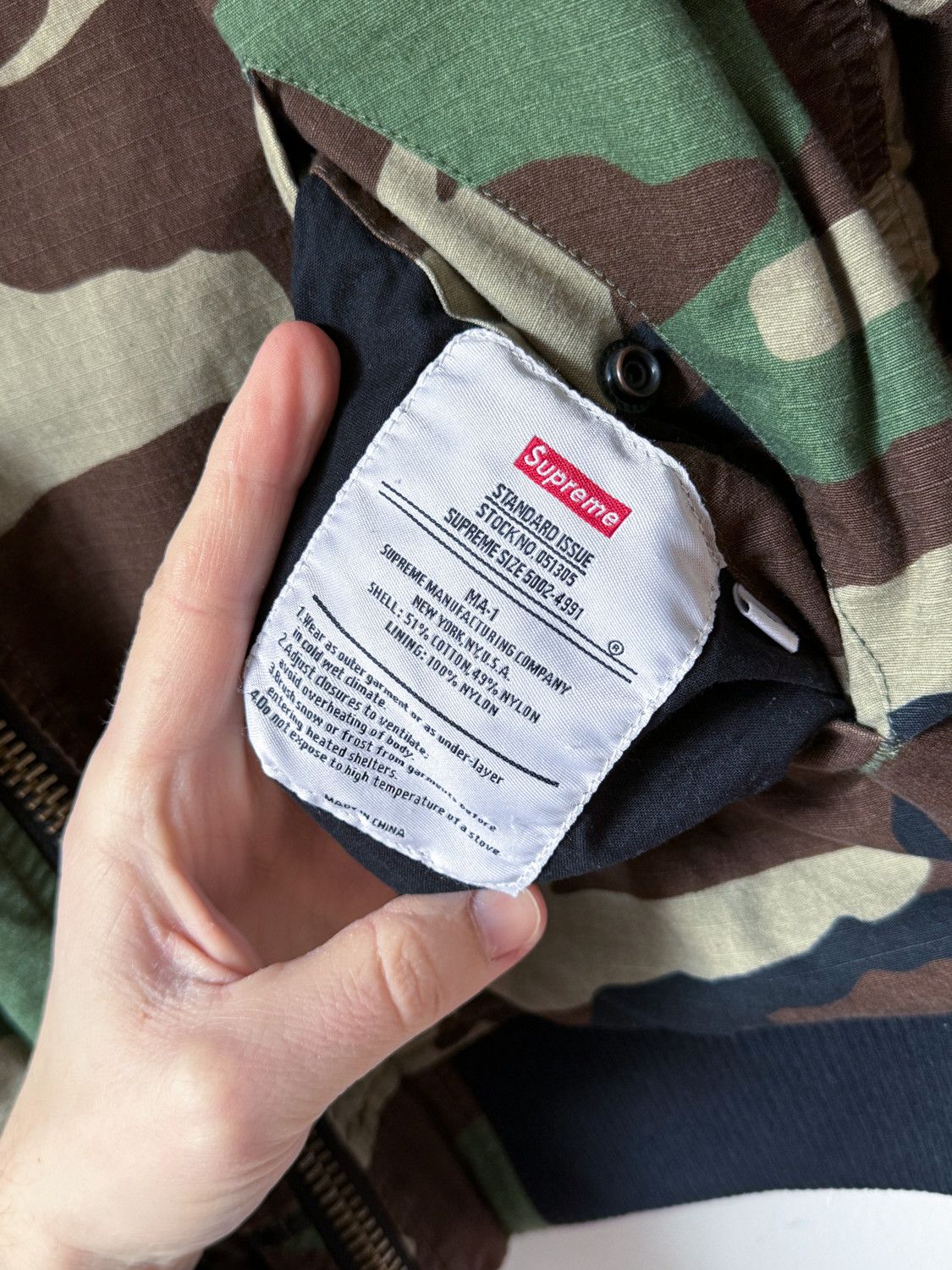 Supreme Supreme "Reversible Cotton MA-1 Jacket" SS15 Size US L / EU 52-54 / 3 - 9 Thumbnail