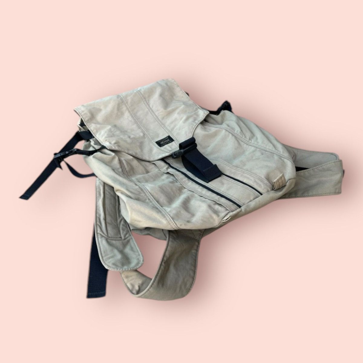 Head Porter VINTAGE SUNFADED PORTER CYLINDER DAYPACK/RUCKSACK/BACKPACK Size ONE SIZE - 6 Thumbnail