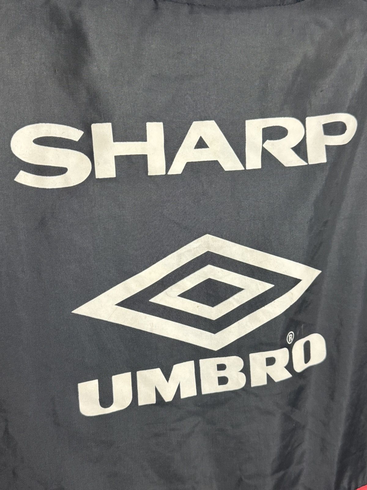 Umbro Vintage Manchester United Sharp Training Football Jacket Size US XL / EU 56 / 4 - 5 Thumbnail