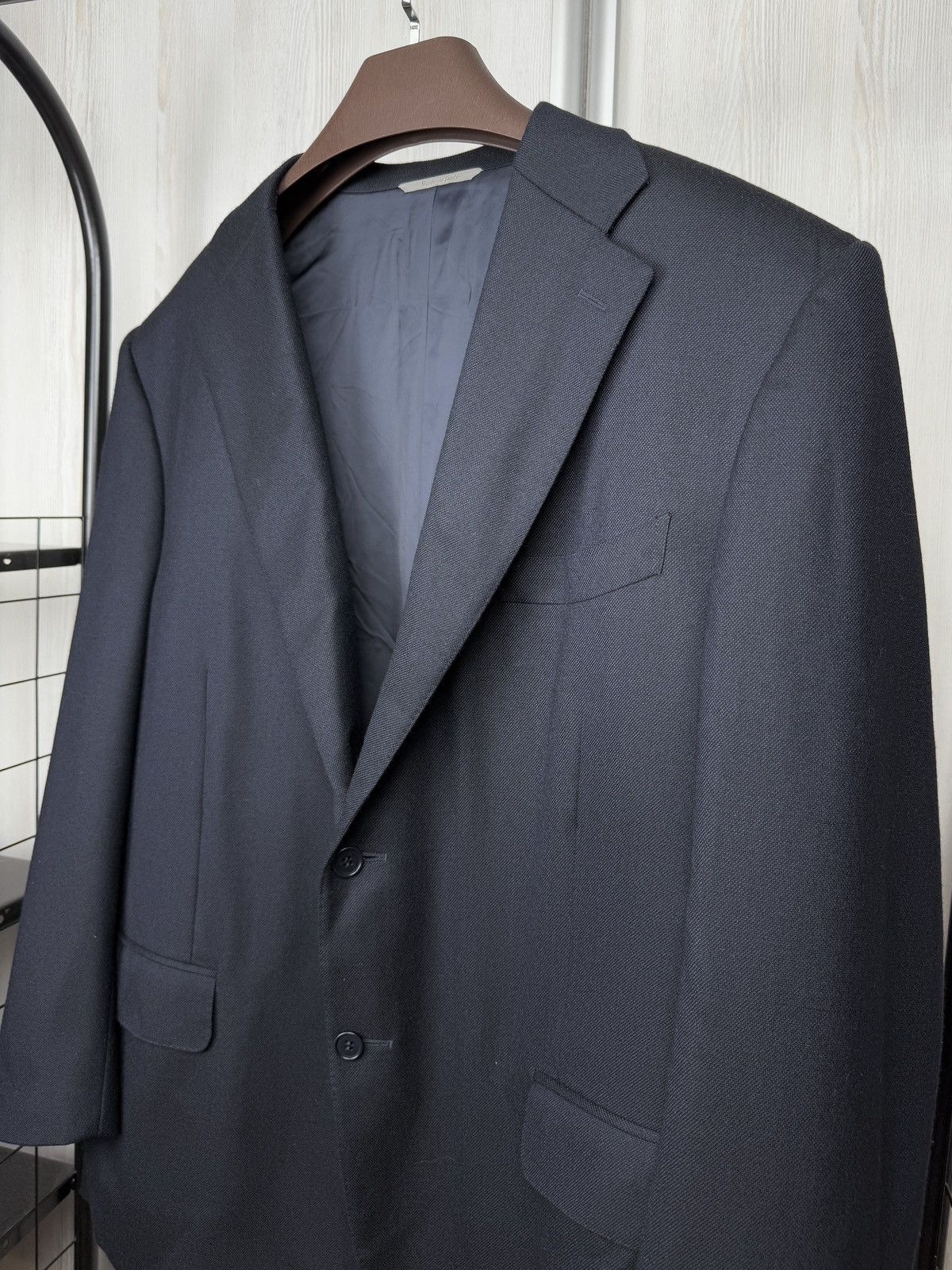 Canali Canali Travel dark blue wool 2 button blazer sport coat Size 48R - 4 Thumbnail
