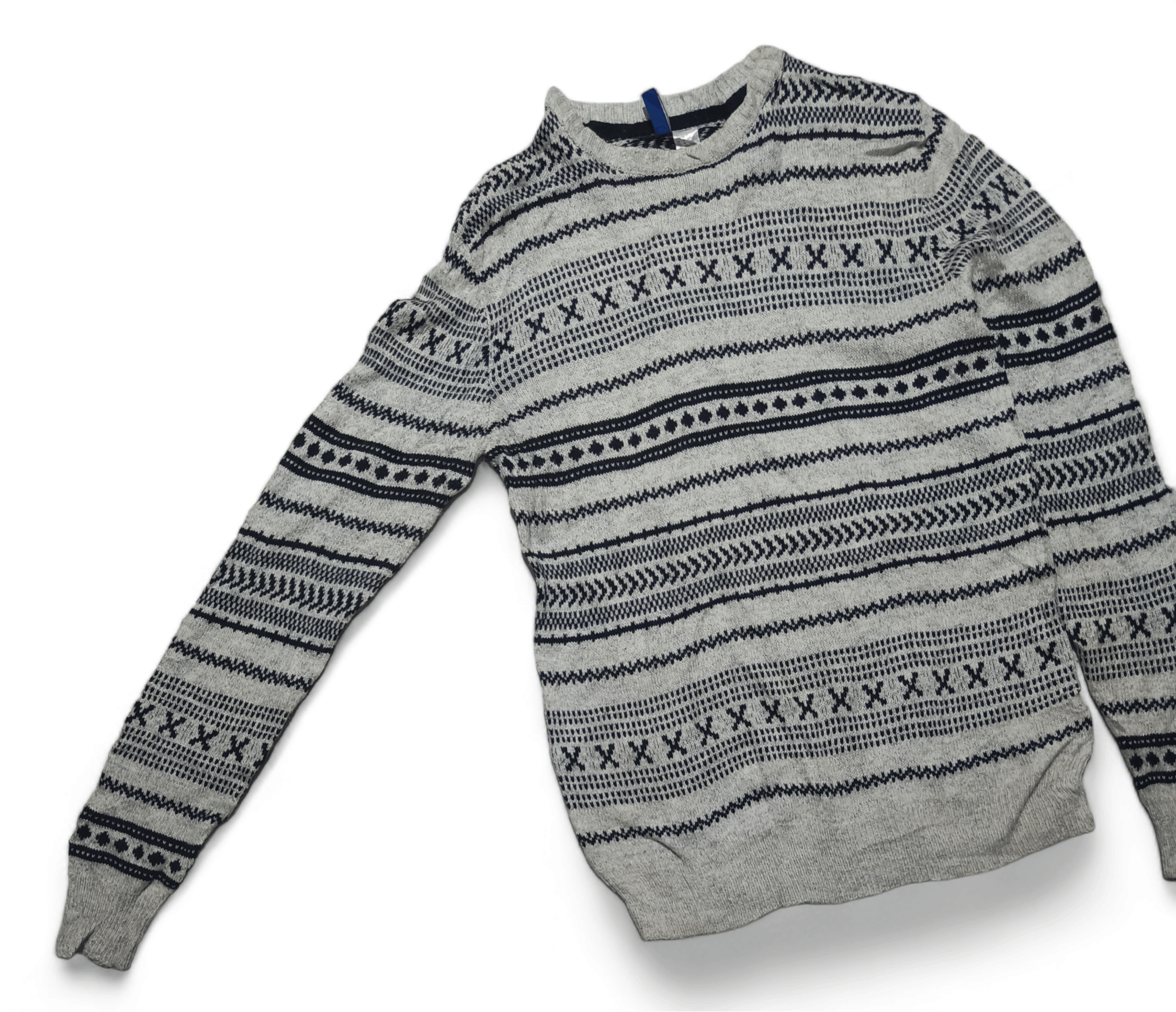 H&M Vintage H&M Ethnic Motifs Pattern Knit Sweater Size US M / EU 48-50 / 2 - 3 Thumbnail