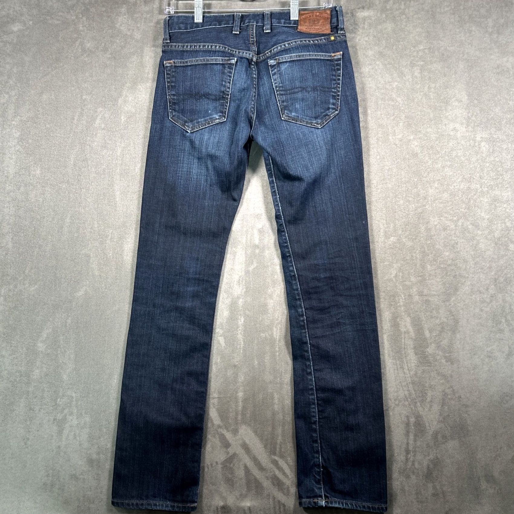 Lucky Brand Lucky Brand Jeans Dean Mens 28x30 Blue Denim 5 Pocket Straight Leg Slim Jeans Size US 28 / EU 44 - 7 Thumbnail