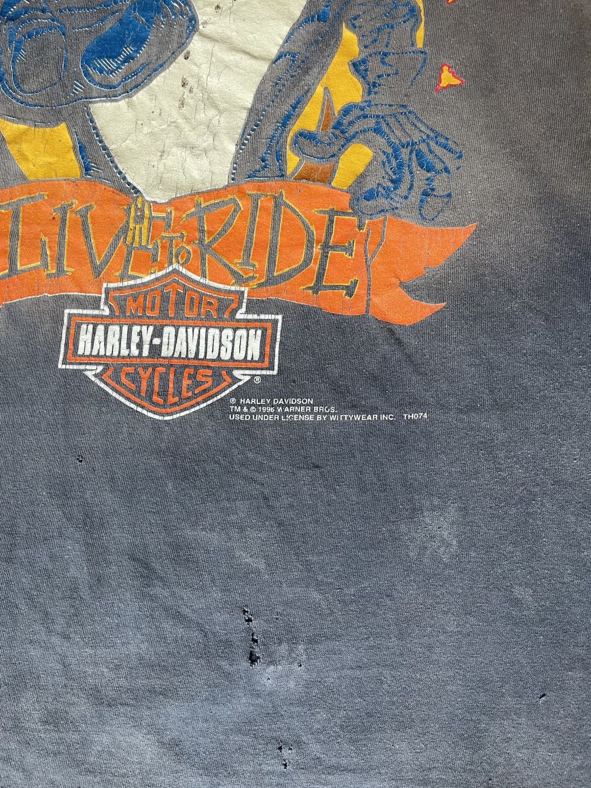 Harley Davidson Vintage Harley Davidson Taz Size US M / EU 48-50 / 2 - 3 Thumbnail