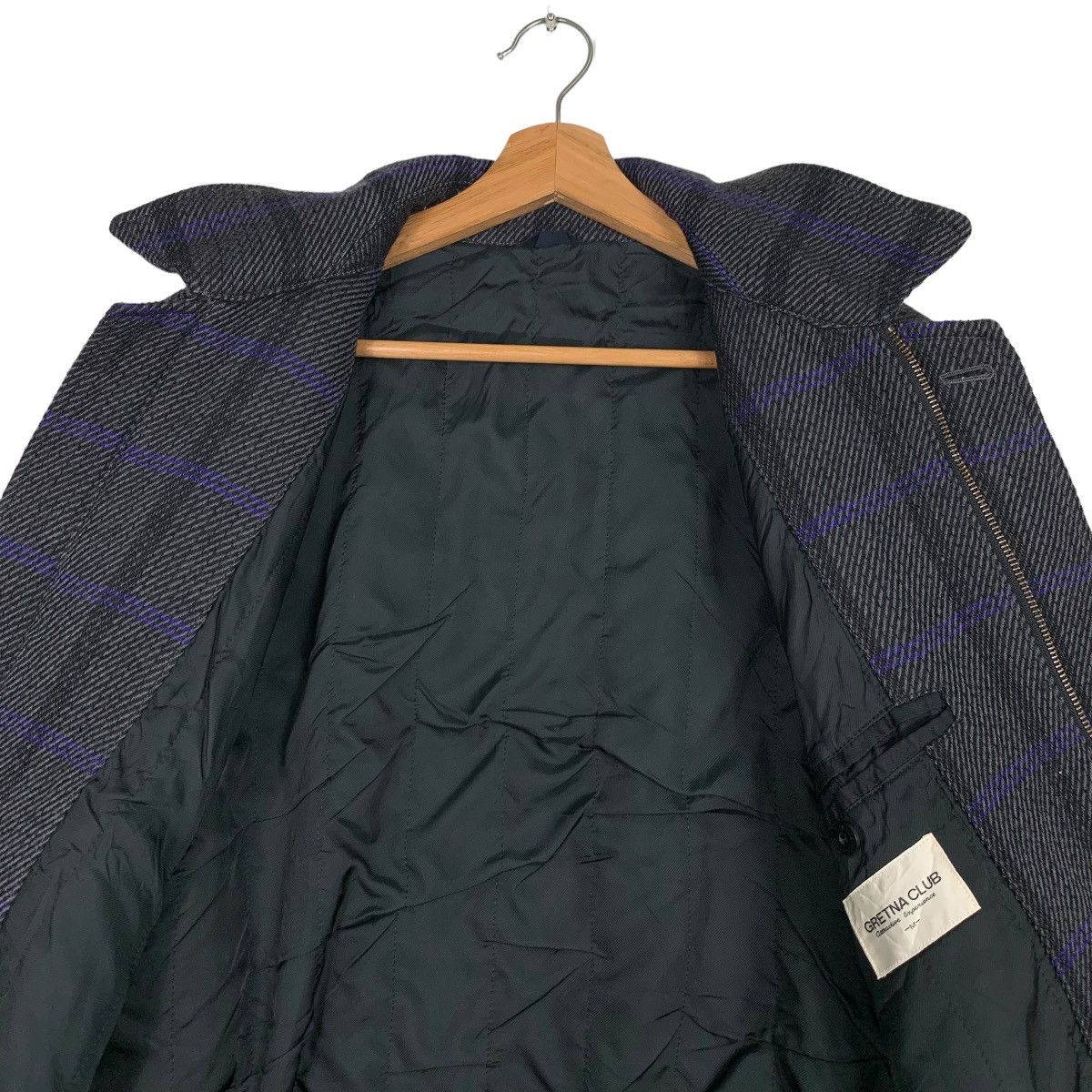 Japanese Brand GRETNA CLUB Checked Plaid Casual Jacket #0040-C3 Size US M / EU 48-50 / 2 - 13 Thumbnail