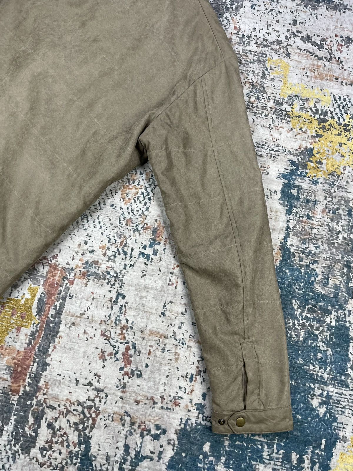 Kansai Yamamoto Kansai Yamamoto Moleskin Like 2 Collar Quilt Padded Jackets Size US M / EU 48-50 / 2 - 6 Thumbnail