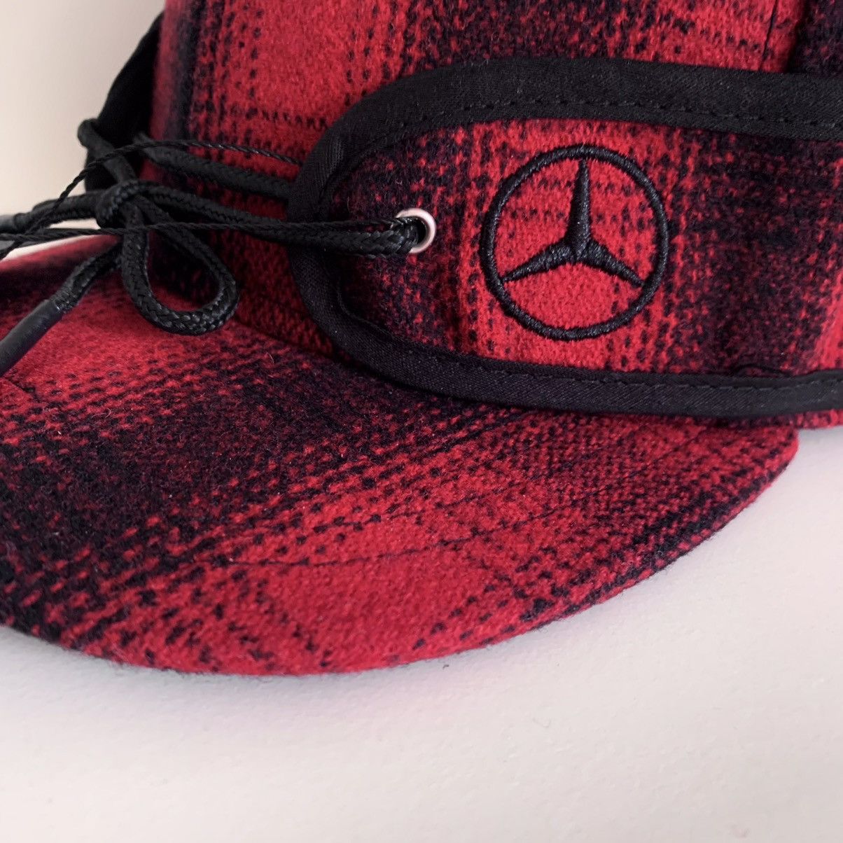 Mercedes-Benz Wool plaid camper cap hat Size ONE SIZE - 14 Thumbnail