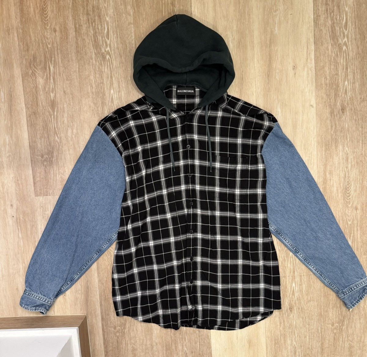 Balenciaga BALENCIAGA TWINSET HYBRID FLANNEL Size US M / EU 48-50 / 2 - 2 Thumbnail