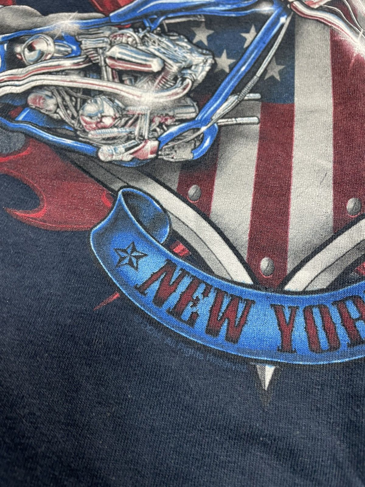 Harley Davidson Vtg OCC Biker Y2K Grunge Graphic L/S Tee Faded M-L Size US L / EU 52-54 / 3 - 5 Thumbnail