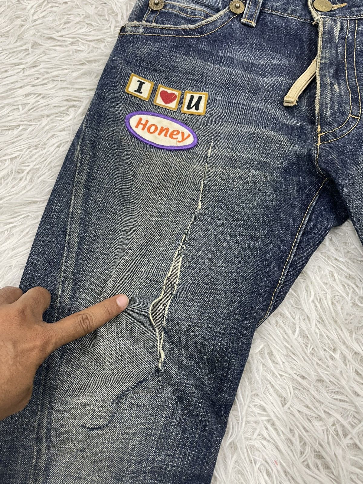 Dsquared2 Distress Dsquared2 3Q/Short Jeans Pant Made in Italy Size US 31 - 3 Thumbnail