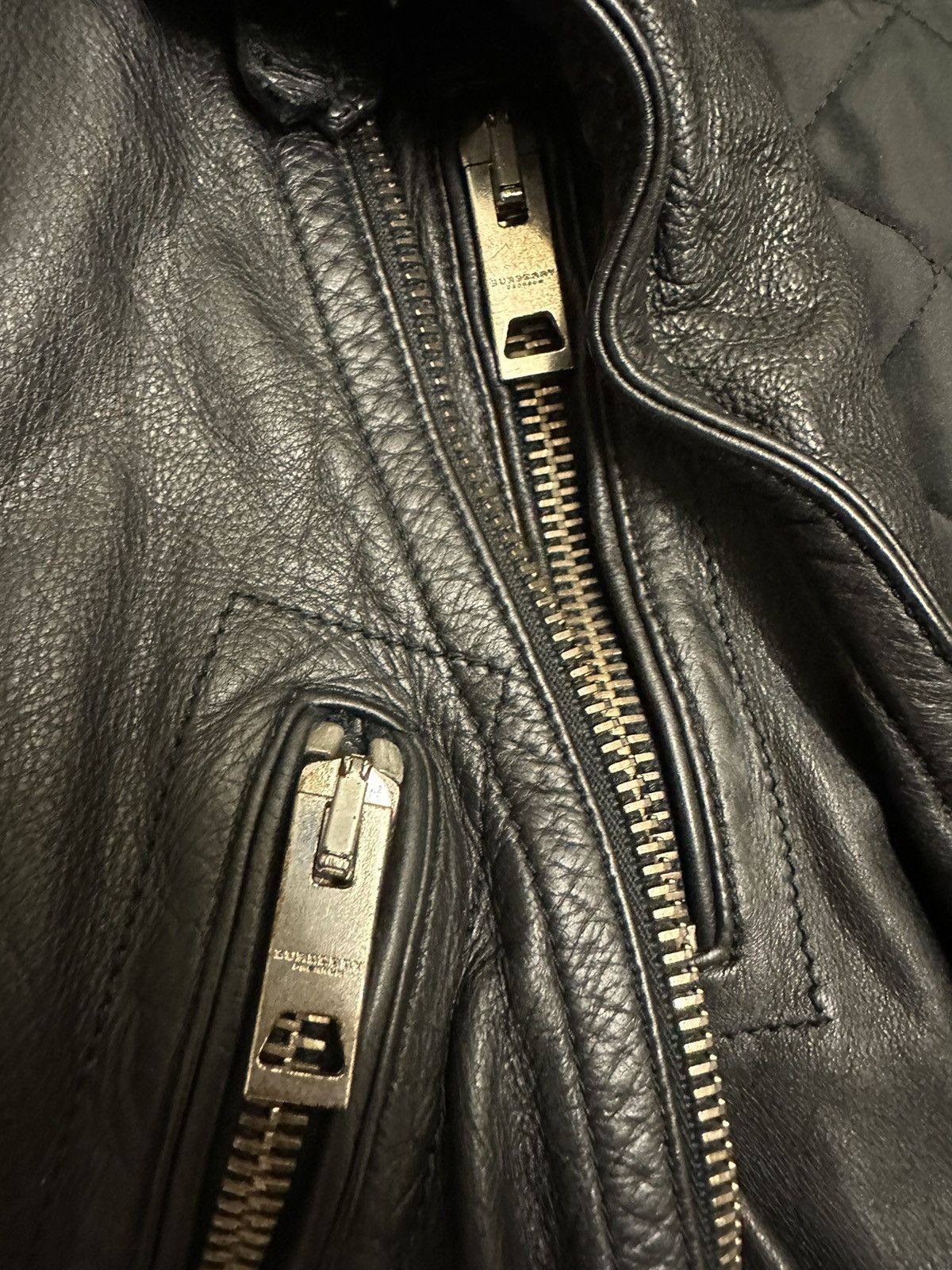 Burberry Prorsum Burberry Prorsum ss11 long leather biker jacket Size US L / EU 52-54 / 3 - 10 Thumbnail