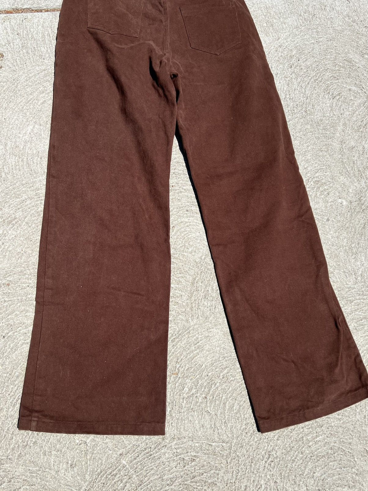 THE KRIPT The Kript Chocolate Brown Double Knees Knee Work Pants Size 29" - 6 Thumbnail