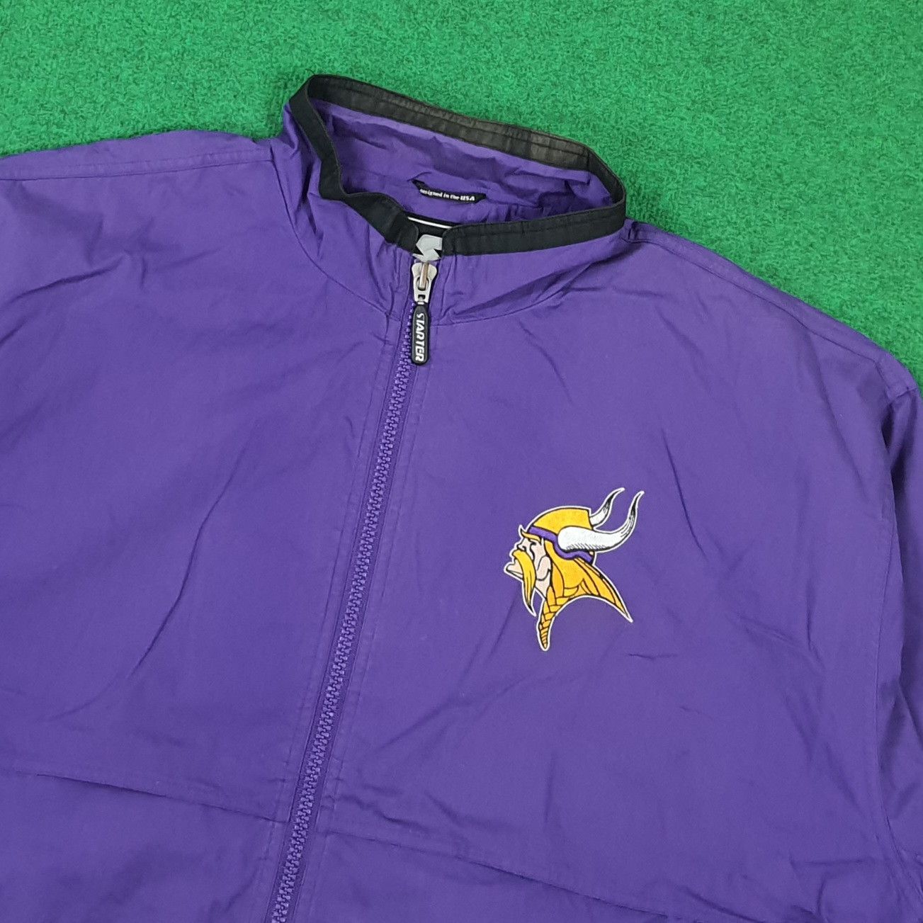 Starter Vintage 90s NFL Starter Minnesota Vikings Jacket C308N1 Size US XXL / EU 58 / 5 - 2 Thumbnail