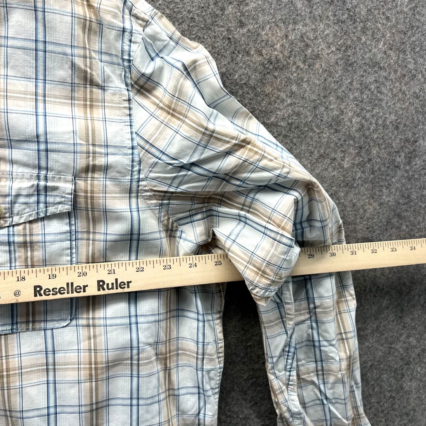 Banana Republic VINTAGE? No. Banana Republic Shirt Mens XL White Blue Button Down Preppy Plaid Classic Size US XL / EU 56 / 4 - 3 Thumbnail