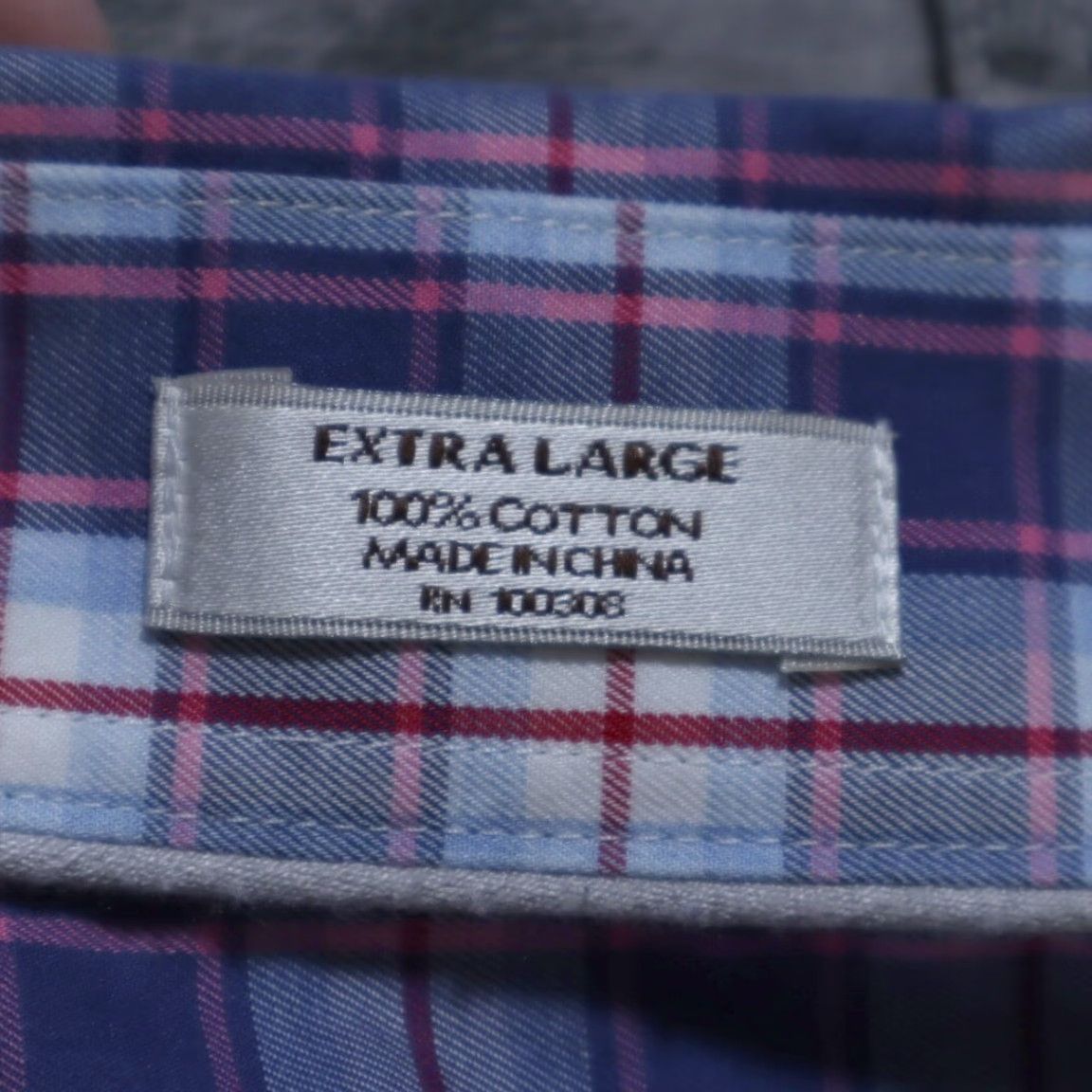 Peter Millar Peter Millar Shirt Indigo Men XL Long Sleeve Button Down Cotton Plaid 23 Chest Relaxed Fit Size US XL / EU 56 / 4 - 5 Thumbnail