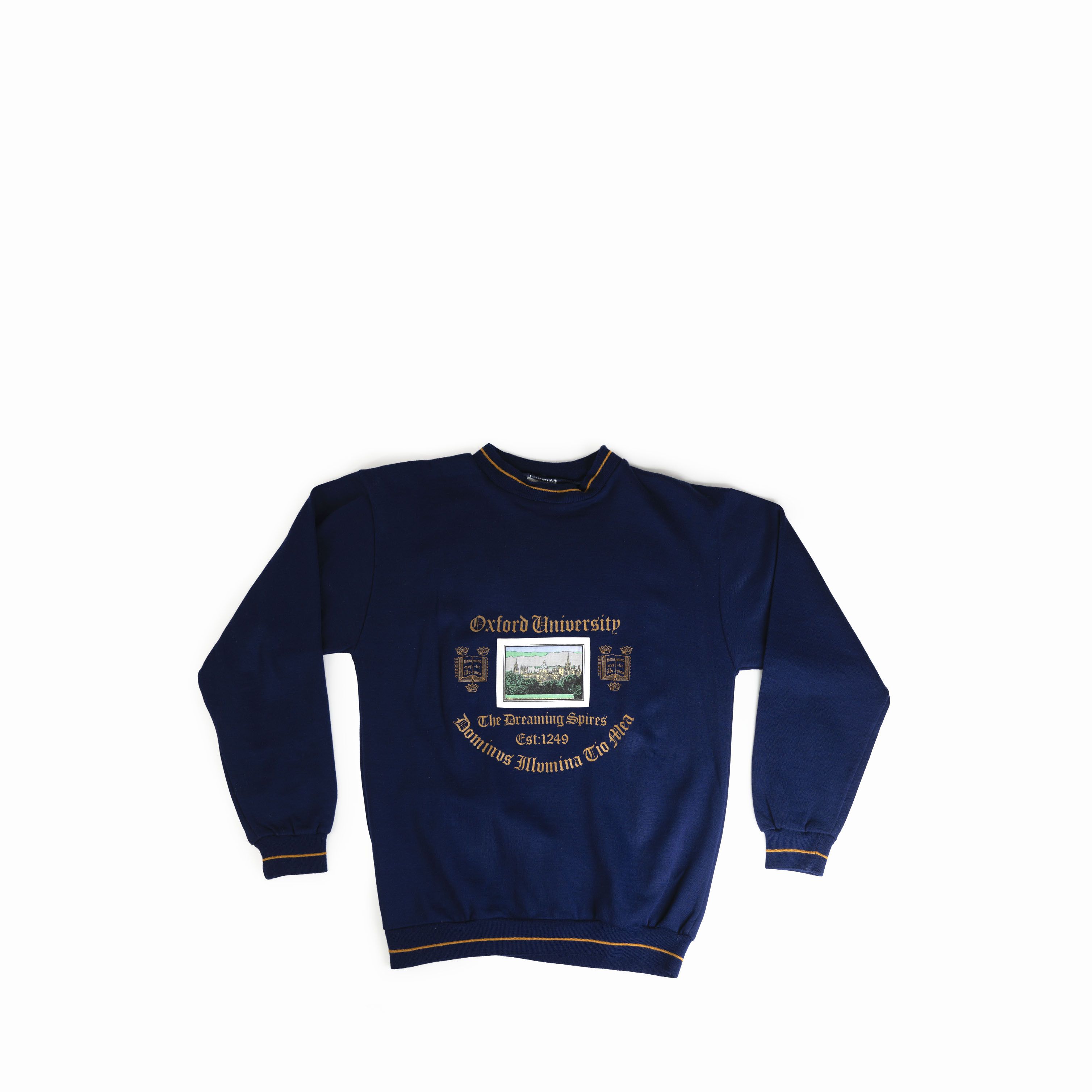 Vintage Vintage 1980's Oxford University Gothic Crewneck Size US L / EU 52-54 / 3 - 1 Thumbnail