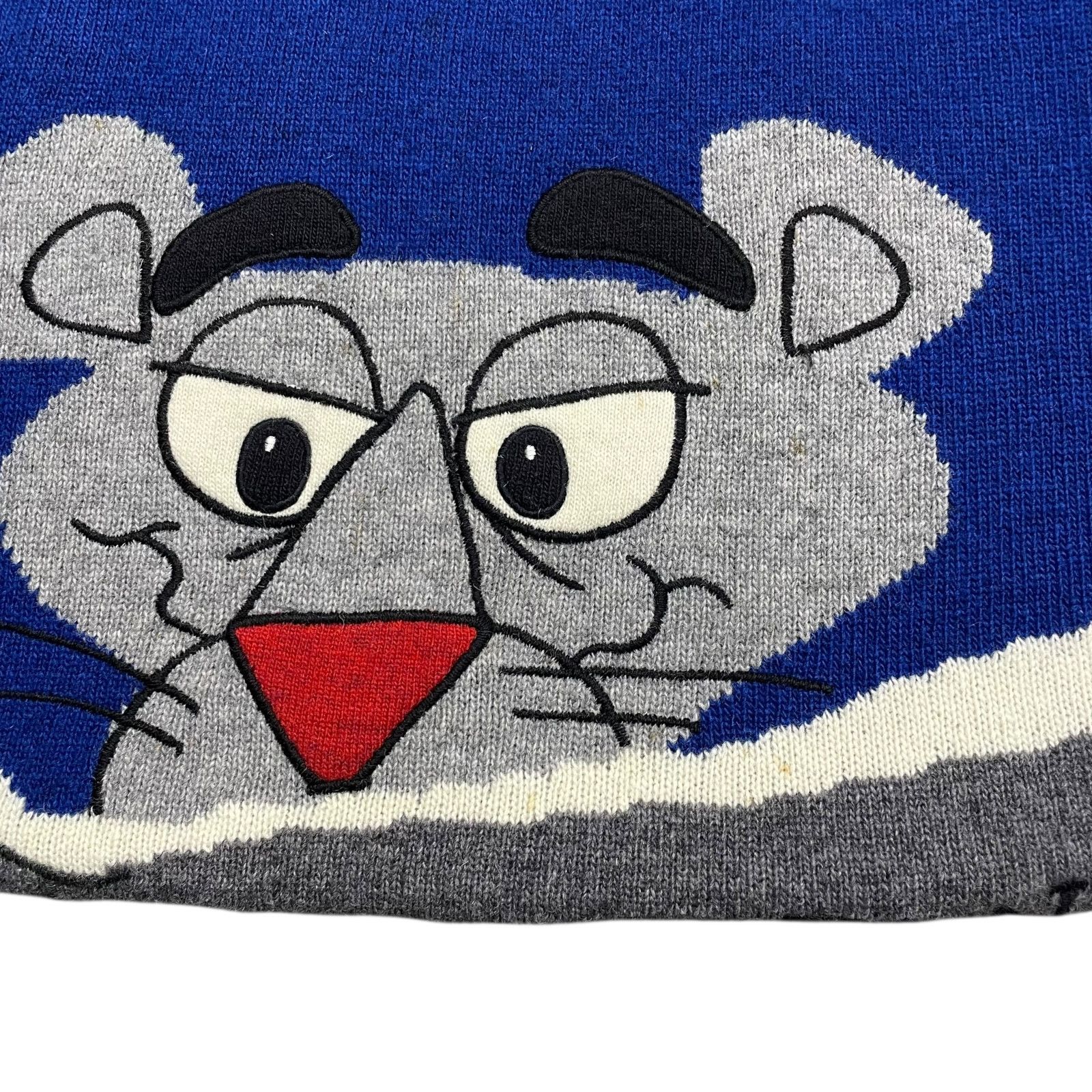 Vintage 90s JC DE CASTELBAJAC PINK PANTHER WOOL BLEND KNIT SWEATER Size US L / EU 52-54 / 3 - 5 Thumbnail