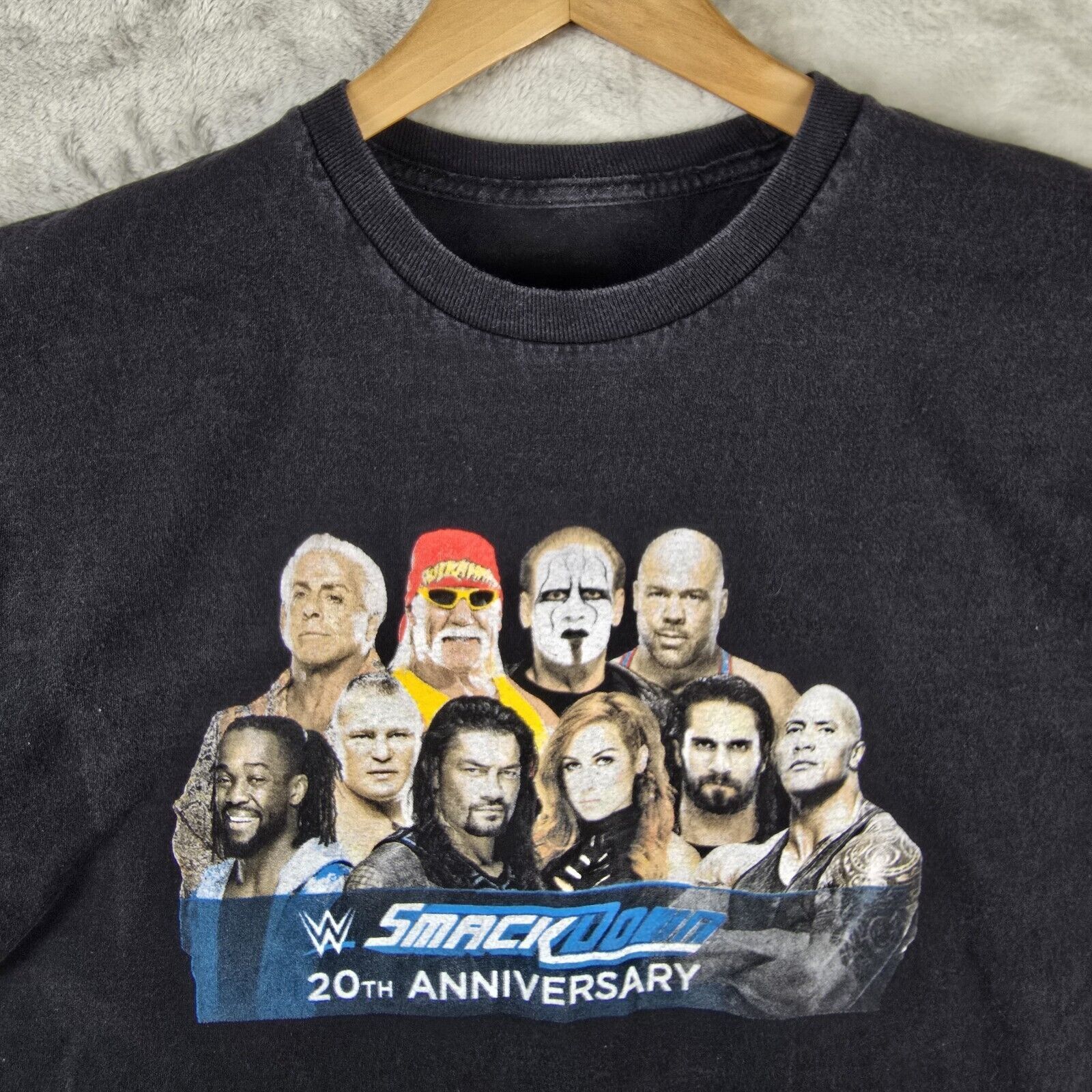 WWE WWE Wrestling Smackdown 20th Anniversary Shirt Size Large Size US L / EU 52-54 / 3 - 4 Thumbnail