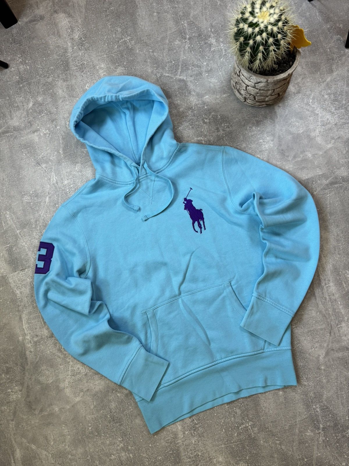 Vintage POLO RALPH LAUREN VINTAGE HOODIE #3 BIG PONY Size US S / EU 44-46 / 1 - 2 Thumbnail