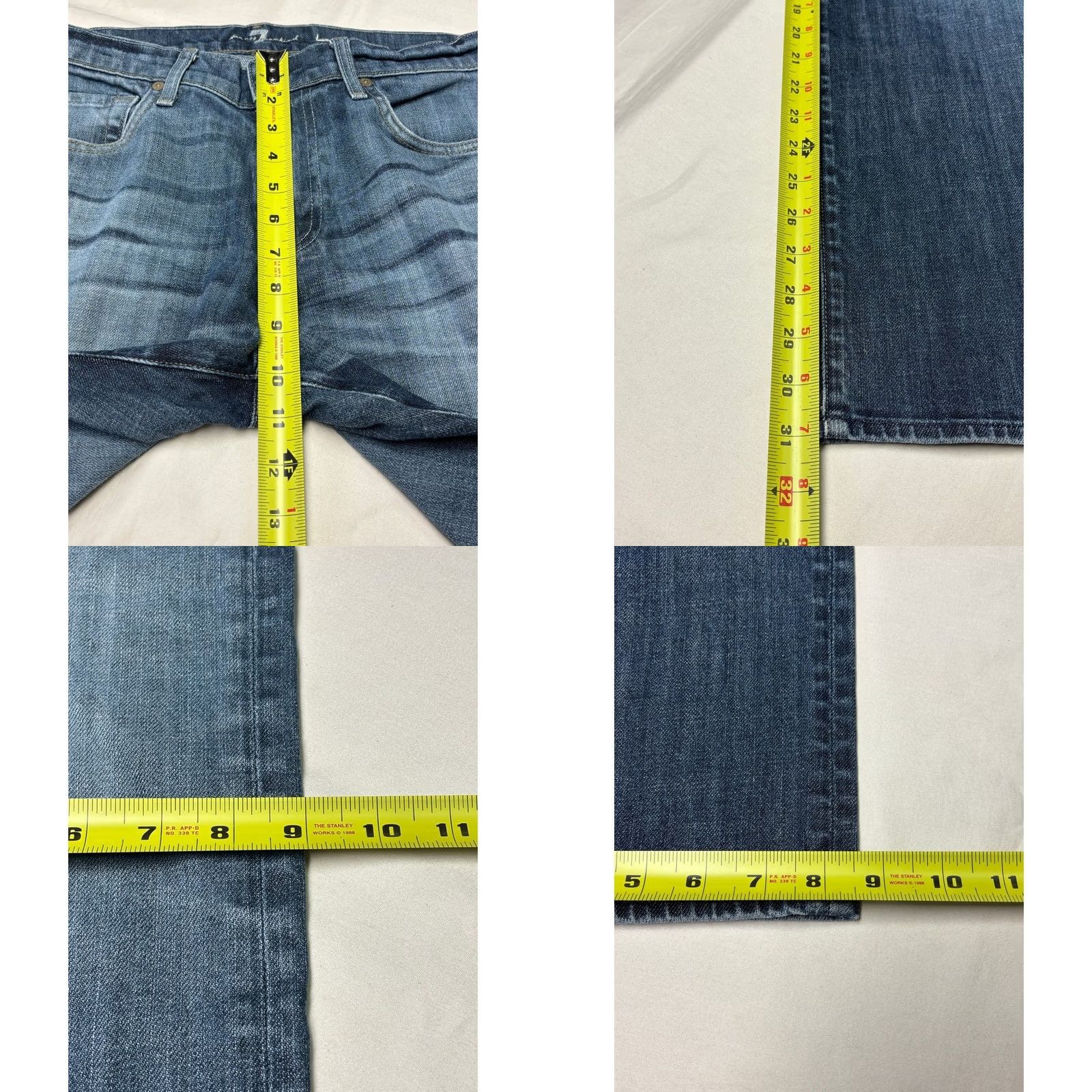 7 For All Mankind 7 For All Mankind Austyn Relaxed Straight Leg Jeans Mens 32X31 Blue Denim USA Shirt? Size US 32 / EU 48 - 9 Thumbnail