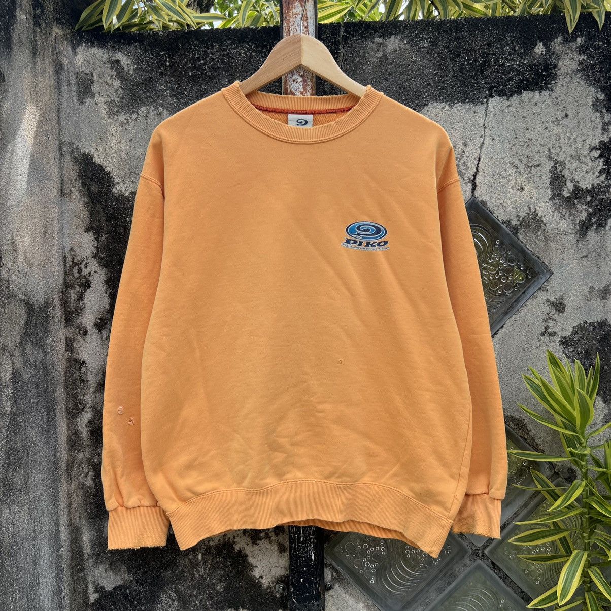 Vintage “VINTAGE” PIKO DISTRESS CREWNECK Size US L / EU 52-54 / 3 - 2 Thumbnail