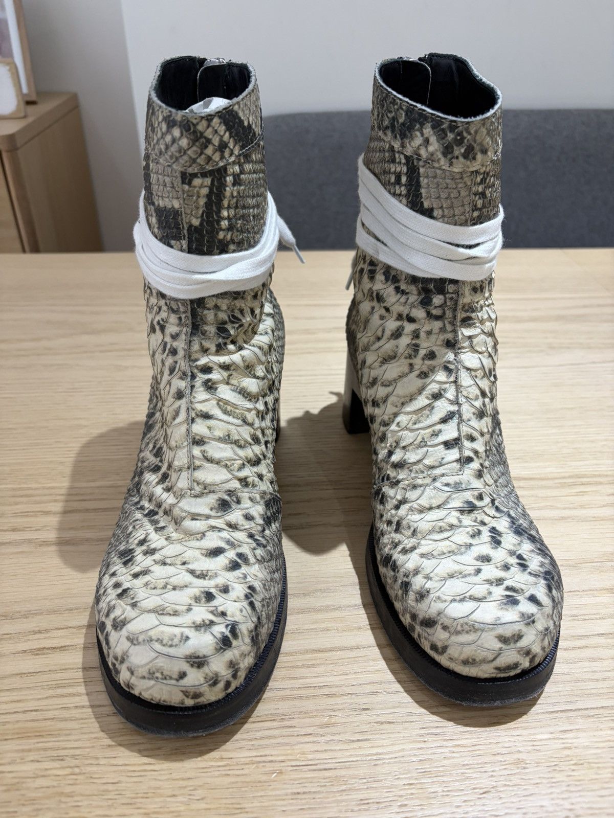 1017 ALYX 9SM Alyx Snakeskin Bowie boots Size US 7 / EU 40 - 2 Thumbnail