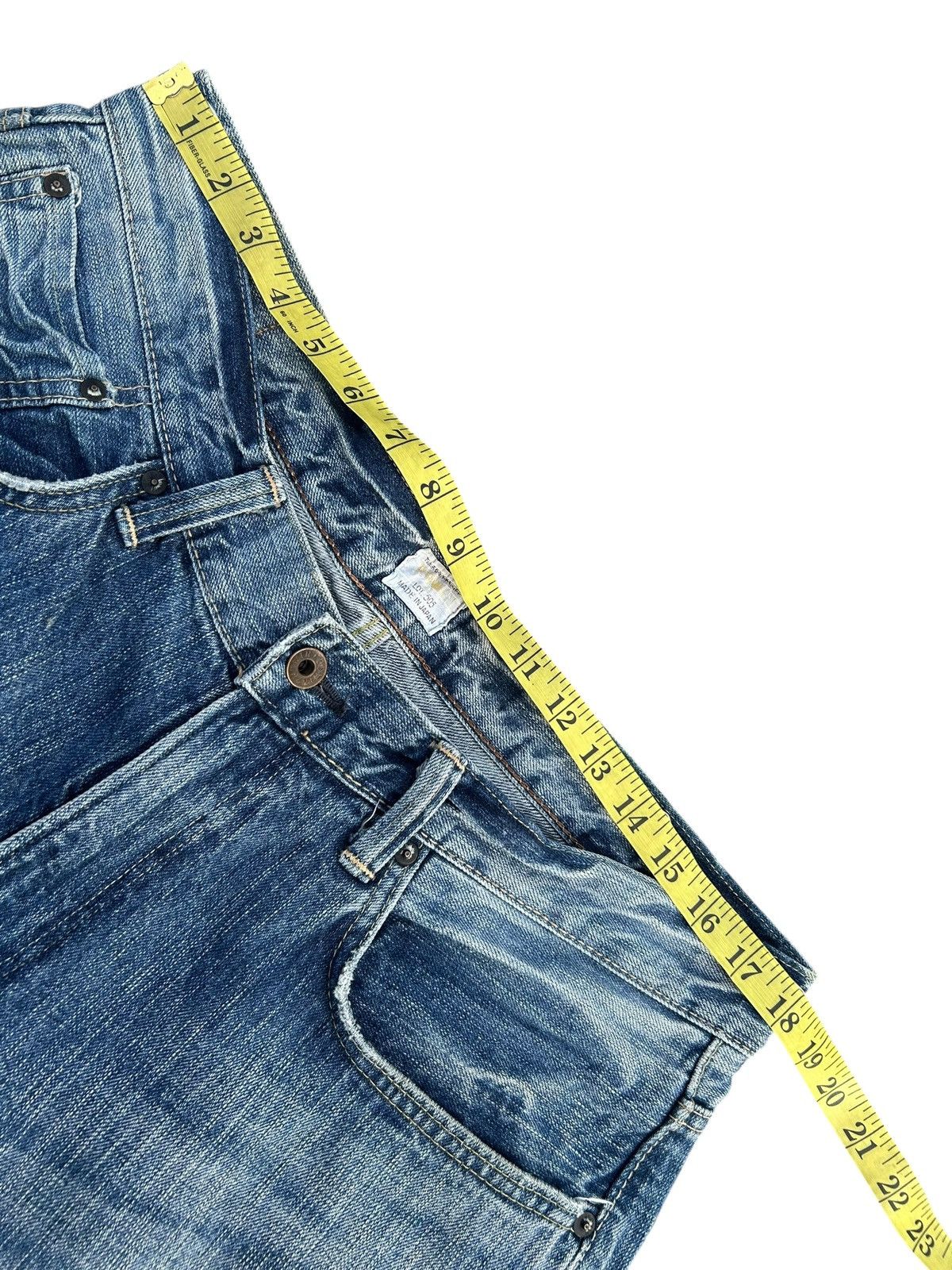 Edwin VINTAGE EDWIN 505Z SELVEDGE DISTRESSED DENIM JEANS Size US 36 / EU 52 - 15 Thumbnail