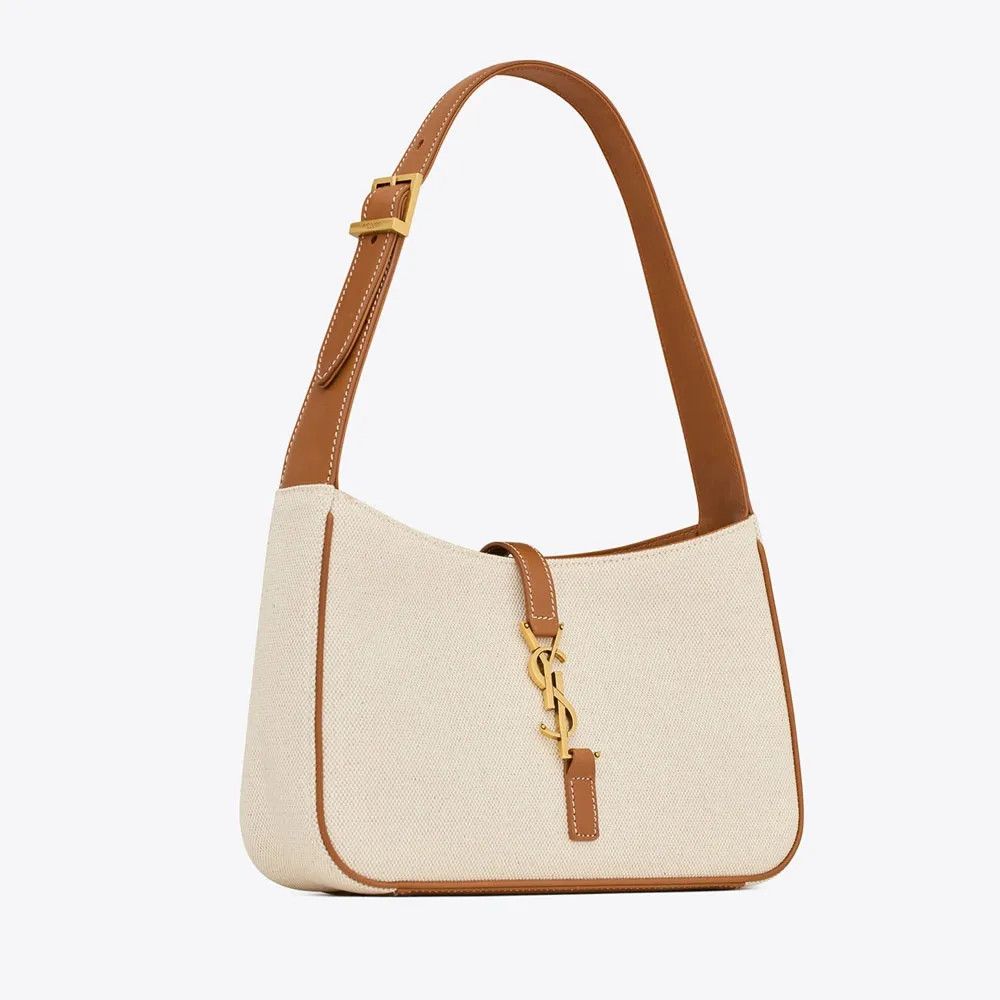 Saint Laurent Paris o1bcso1str0325 Size: OS/Le 5A 7 In Canvas in White Size ONE SIZE - 4 Thumbnail