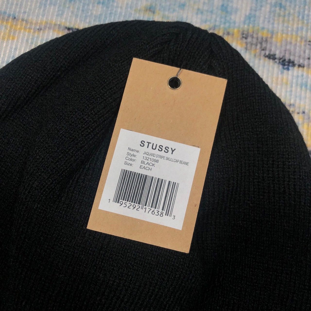 Stussy × Vintage Stussy Jacquard Stripe Skullcap Beanie Size ONE SIZE - 6 Thumbnail