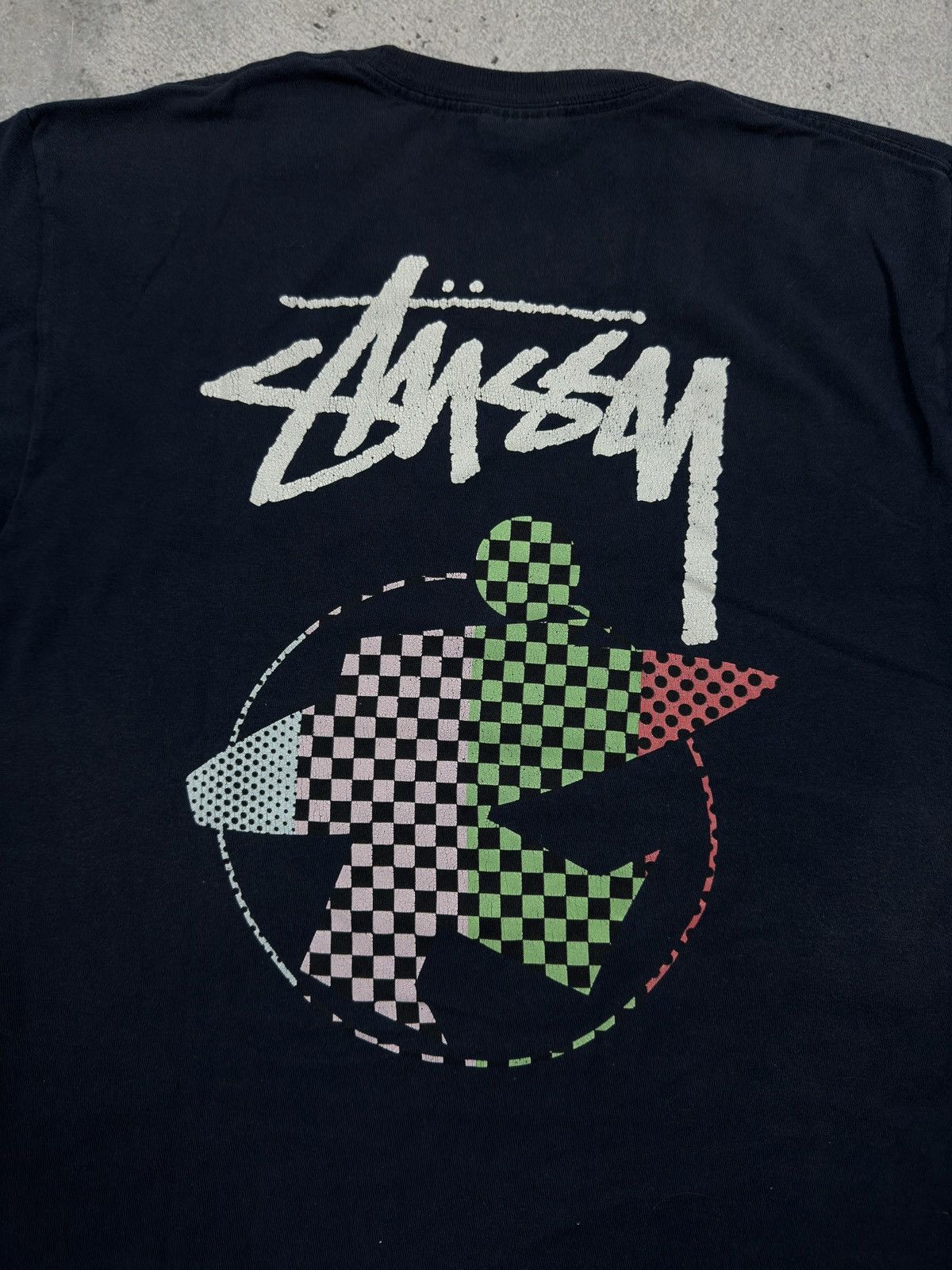 Stussy Stussy big logo surf man t shirt vintage Size US M / EU 48-50 / 2 - 2 Thumbnail