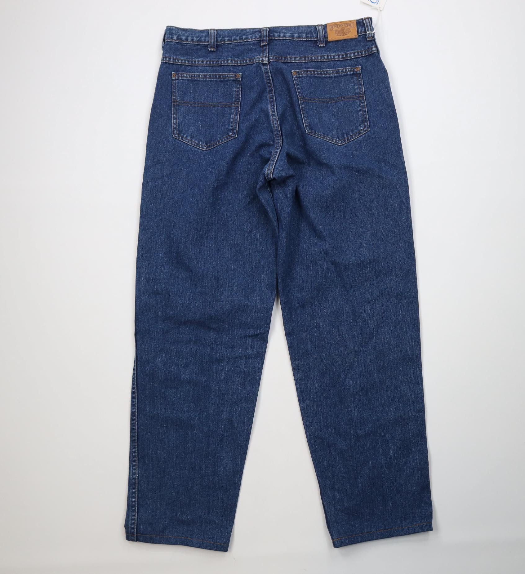 Lands' End Deadstock Vintage 90s Lands End Fit Tapered Leg Jeans USA Size US 36 / EU 52 - 10 Thumbnail