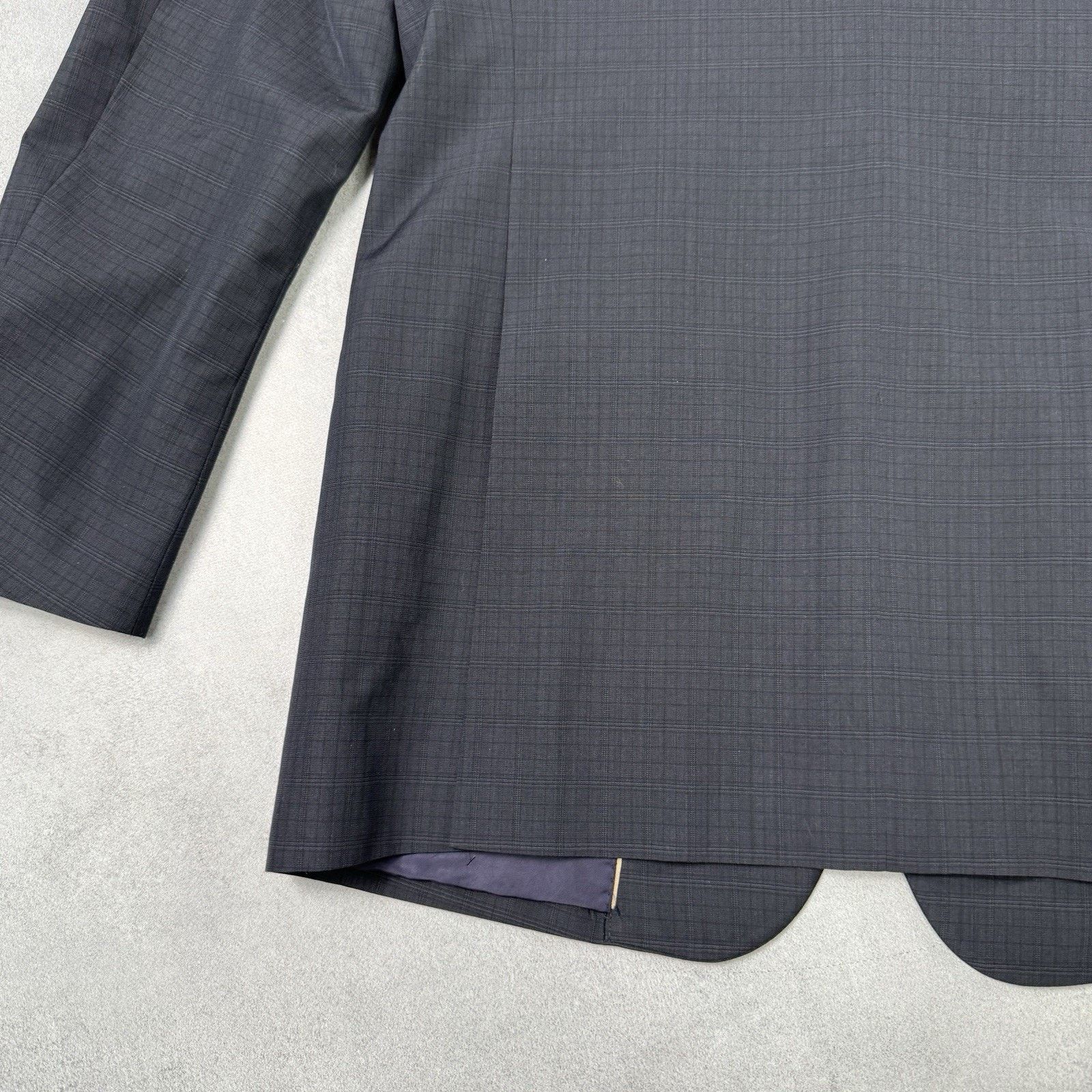 Burberry Burberry Men Blazer Two Button Grey Check Size 50 Size 40R - 19 Thumbnail