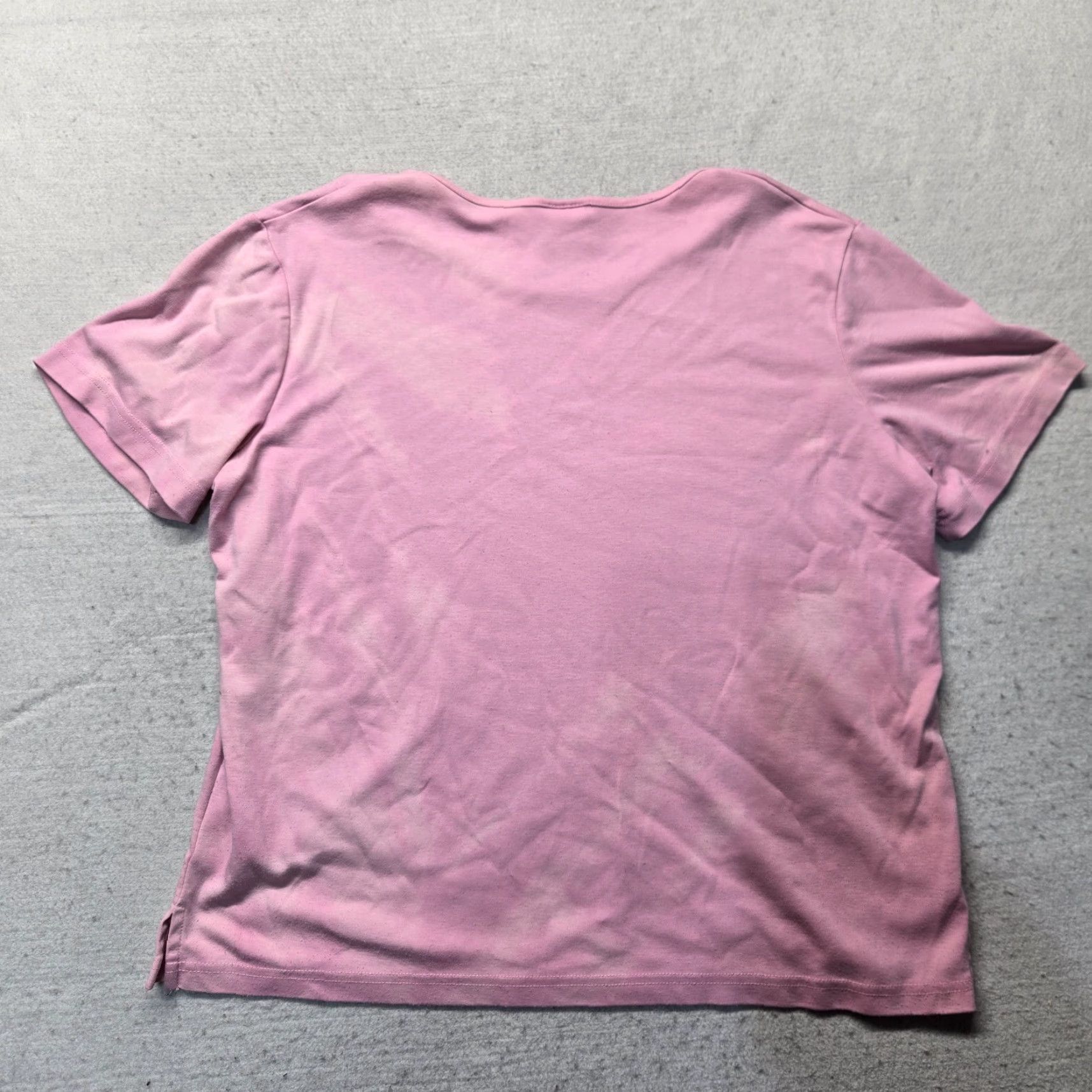 Pinko VINTAGE Southern Lady Pink Pullover Blouse Shirt Butterfly Embroidery Women's XL Size XL / US 12-14 / IT 48-50 - 6 Thumbnail