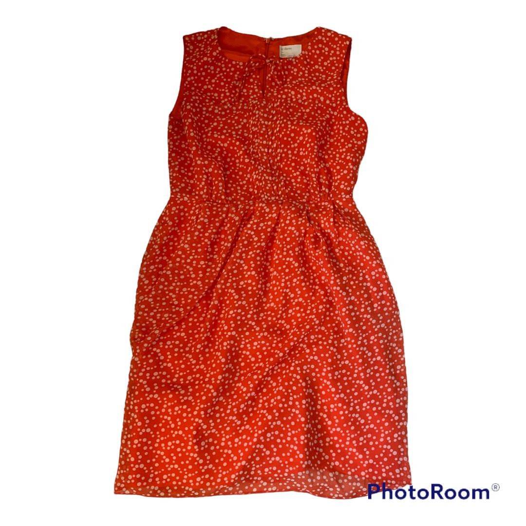 Anthropologie Anthropologie Hi There Karen Walker 6 Dress Red Polka Dot Size M / US 6-8 / IT 42-44 - 3 Thumbnail